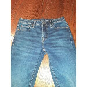 30x34 American Eagle NE(X)T Level Airflex Mid Rise Blue Denim Blue Jeans Pants